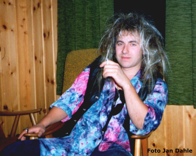 The Kids - Svein backstage Lundamo 2-11-1990