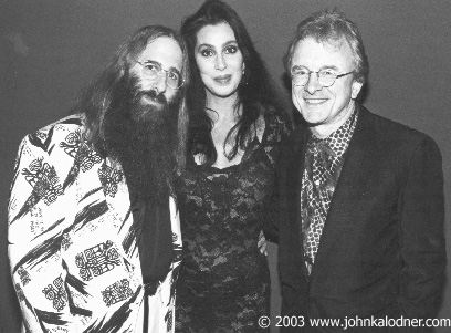 John Kalodner, Cher & Peter Asher 1989